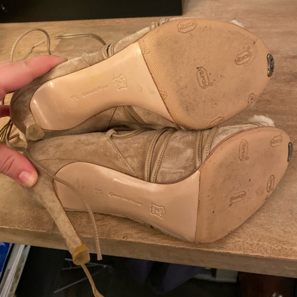 Shearling Gianvito Rossi Booties - image 4